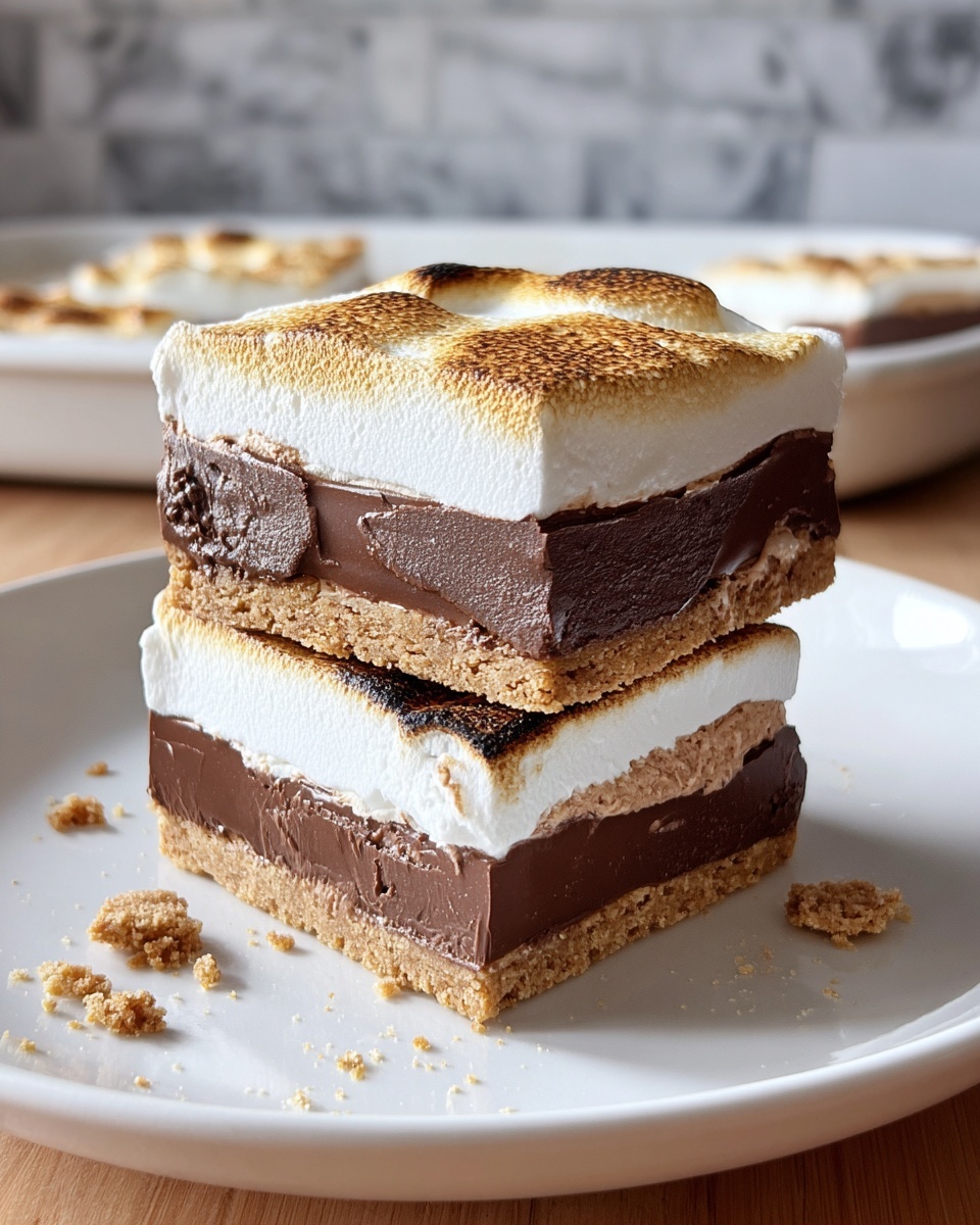 Frozen S'mores Bars Recipe - Recipe Image