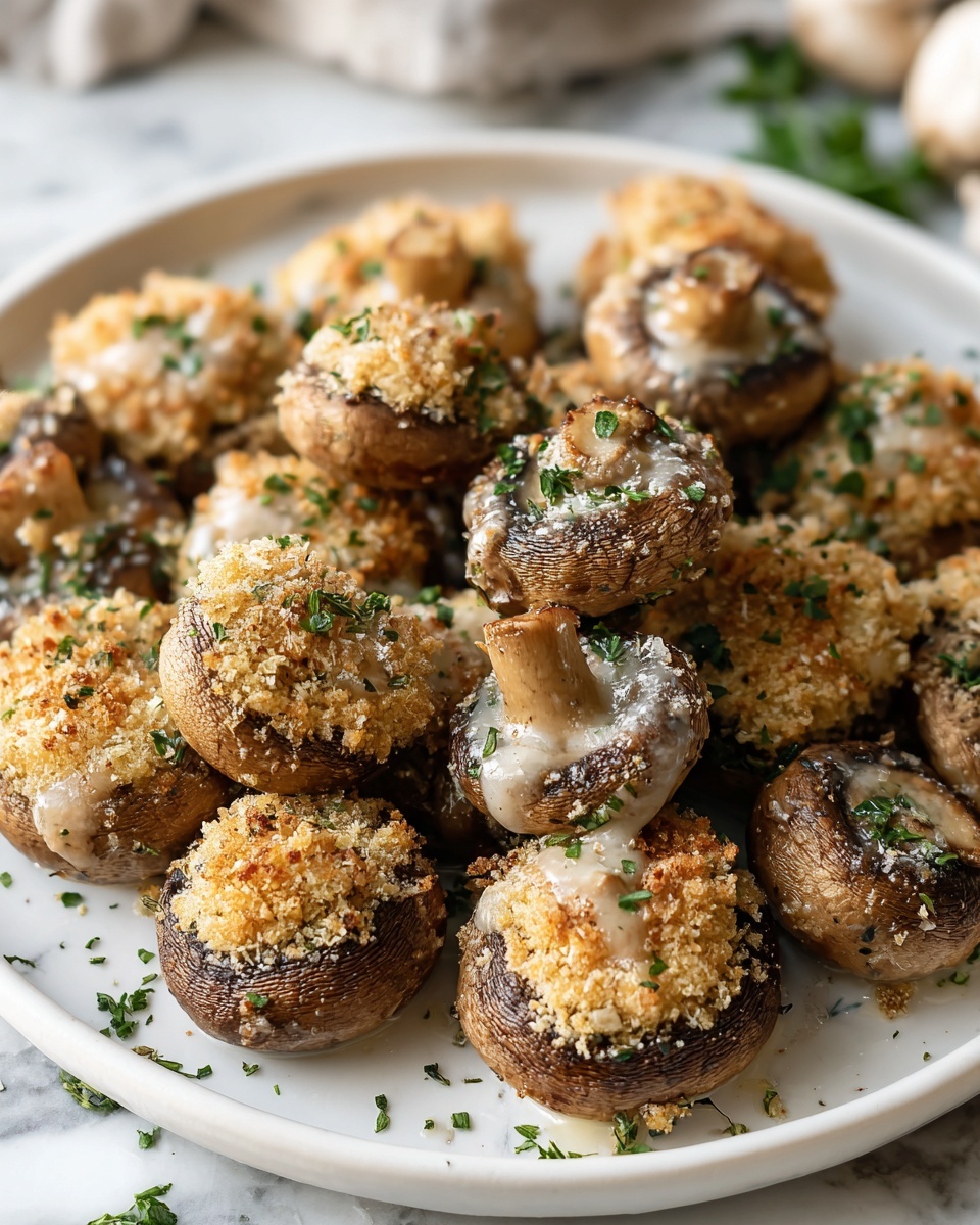 Crispy Garlic Mushroom Bites Recipe - Recipe Image
