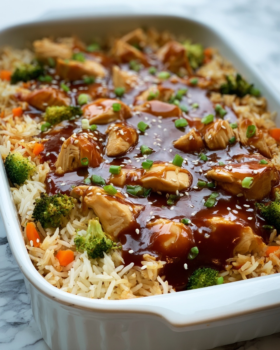 Teriyaki Chicken Casserole Recipe - Recipe Image