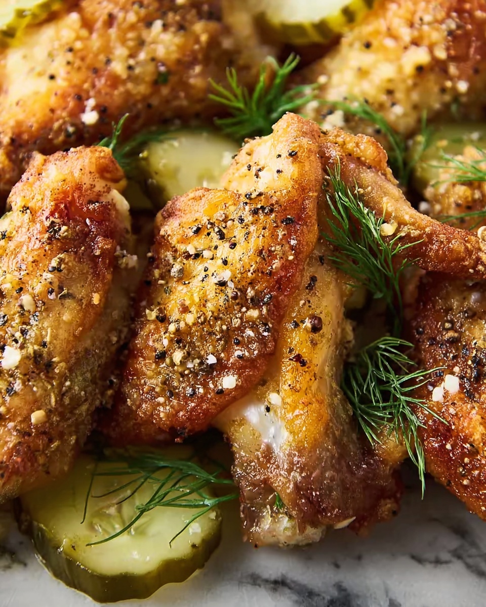 Dill Pickle Ranch Chicken Wings Recipe - Recipe Image