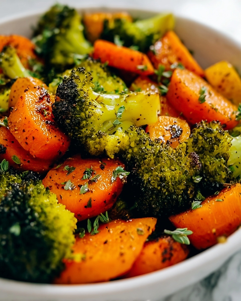 Roasted Broccoli and Carrots Recipe - Recipe Image