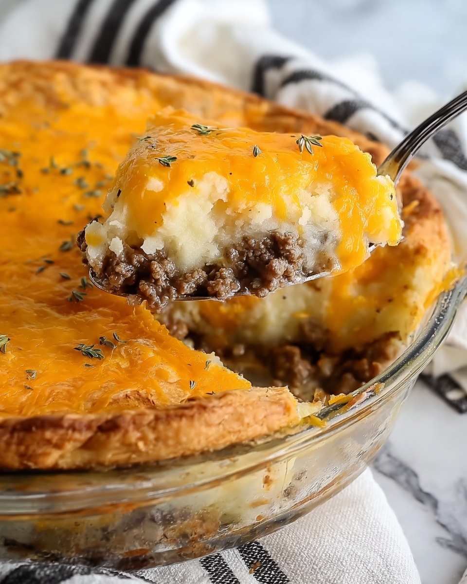 Cheddar Bay Ground Beef Cobbler Recipe - Recipe Image