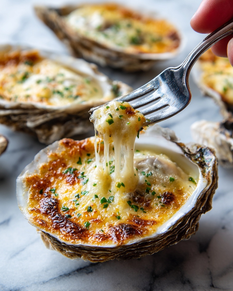 Grilled Parmesan Garlic Oysters Recipe - Recipe Image