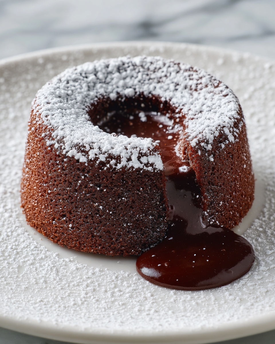 Protein Lava Cake (Gluten Free, Low Sugar) Recipe - Recipe Image