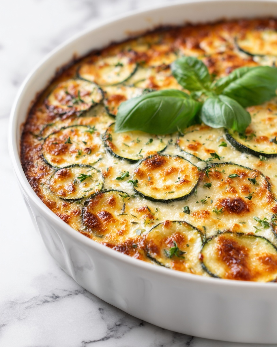 Baked Zucchini Cheese Recipe - Recipe Image