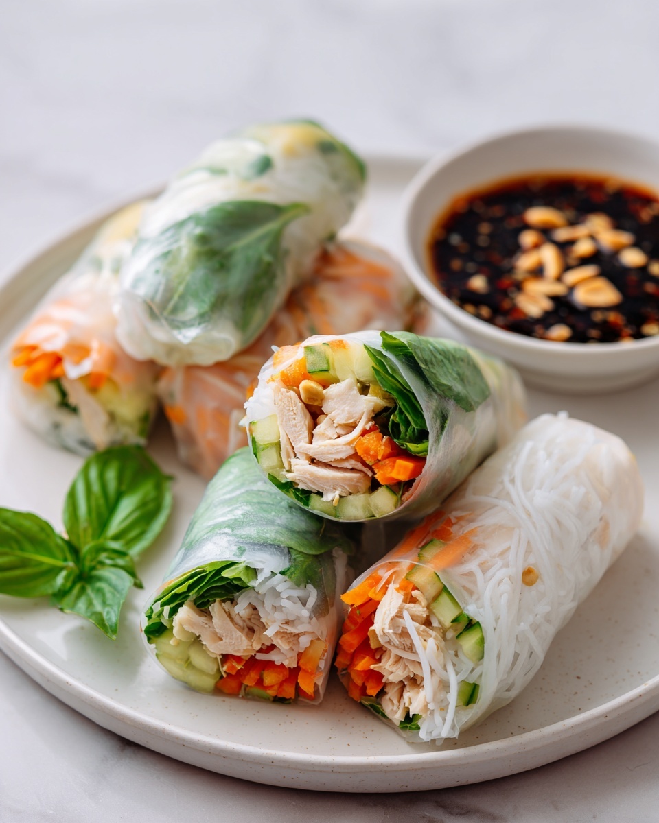Chicken Spring Rolls Recipe - Recipe Image