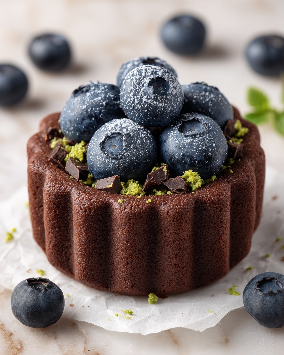 Dark Chocolate & Blueberry Frozen Yogurt Bites Recipe - Recipe Image