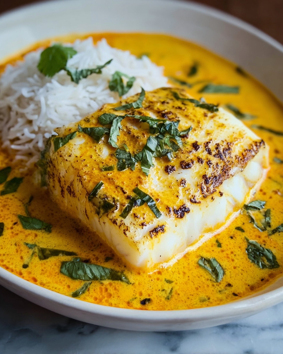 South Indian Style Cod & Coconut Curry Recipe - Recipe Image
