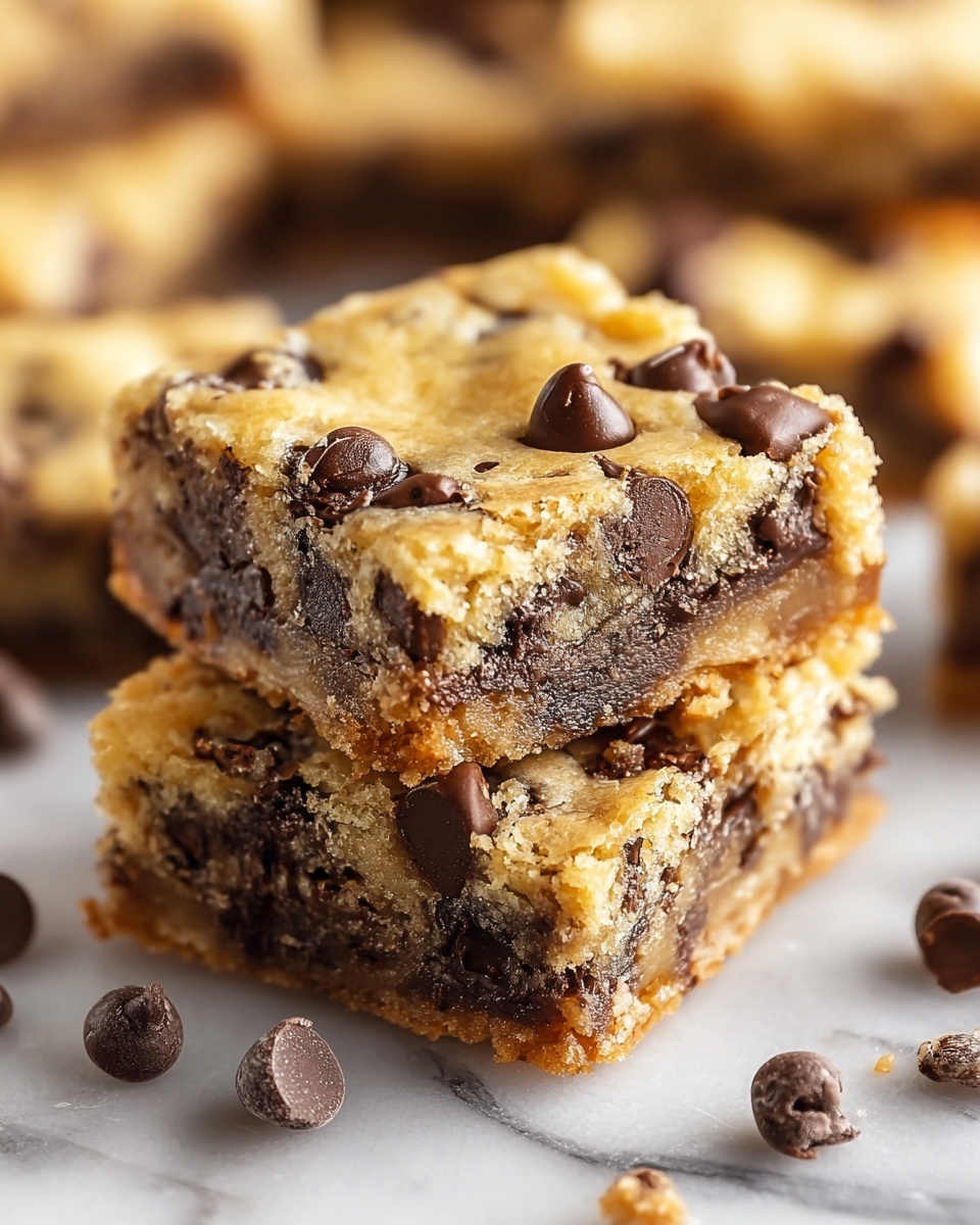 Lazy Chocolate Chip Cookie Bars Recipe - Recipe Image