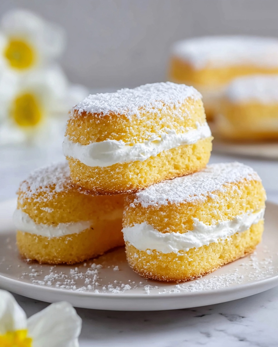 Homemade Twinkies Vanilla Cakes Recipe - Recipe Image