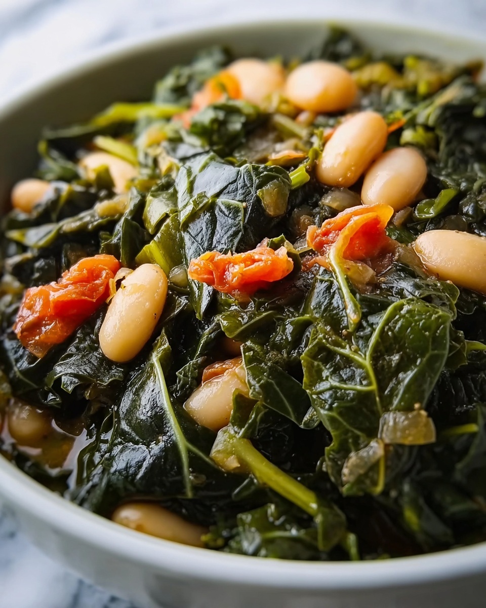 Mediterranean White Beans & Greens Recipe - Recipe Image