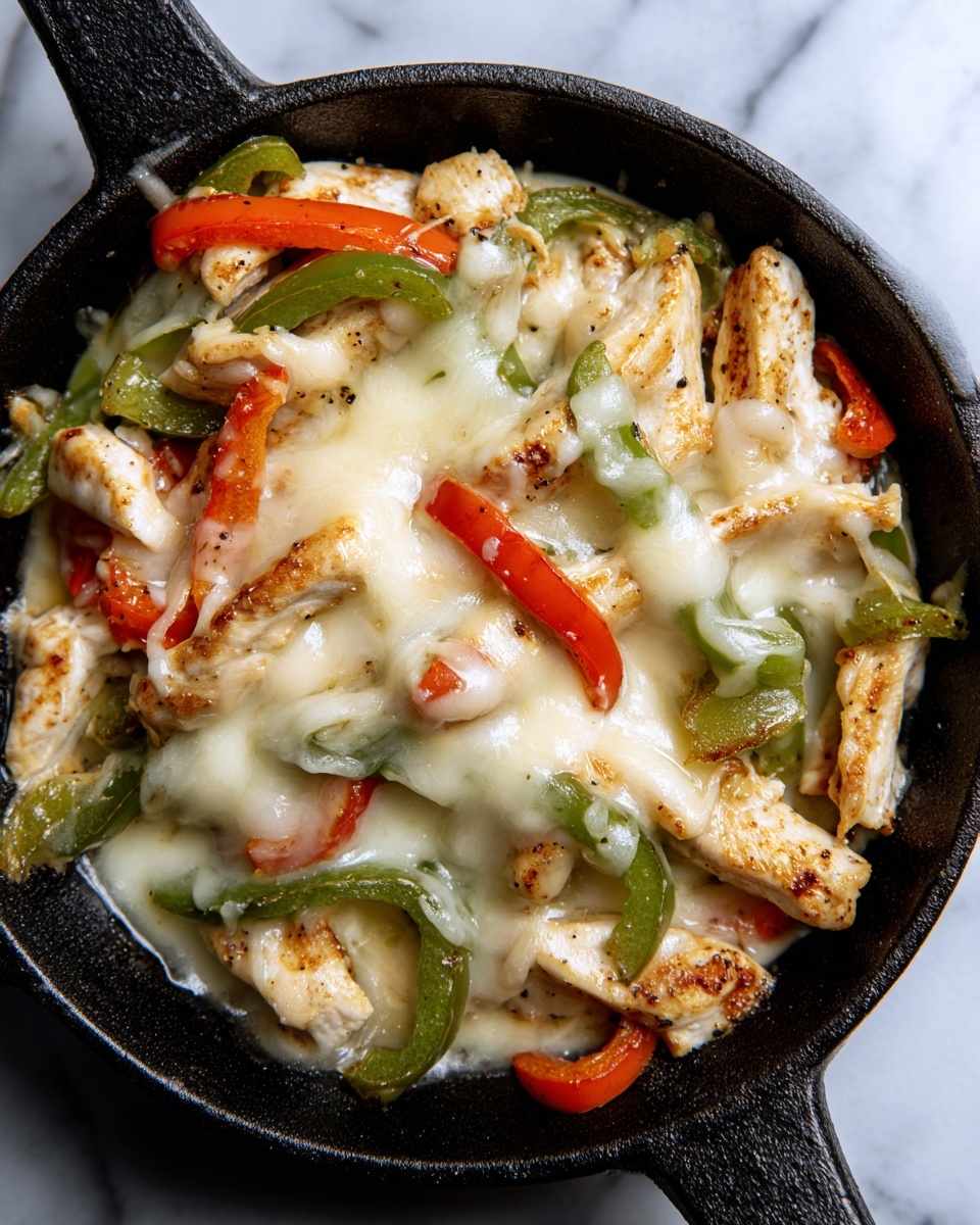 Chicken Cheesesteak Skillet Recipe - Recipe Image