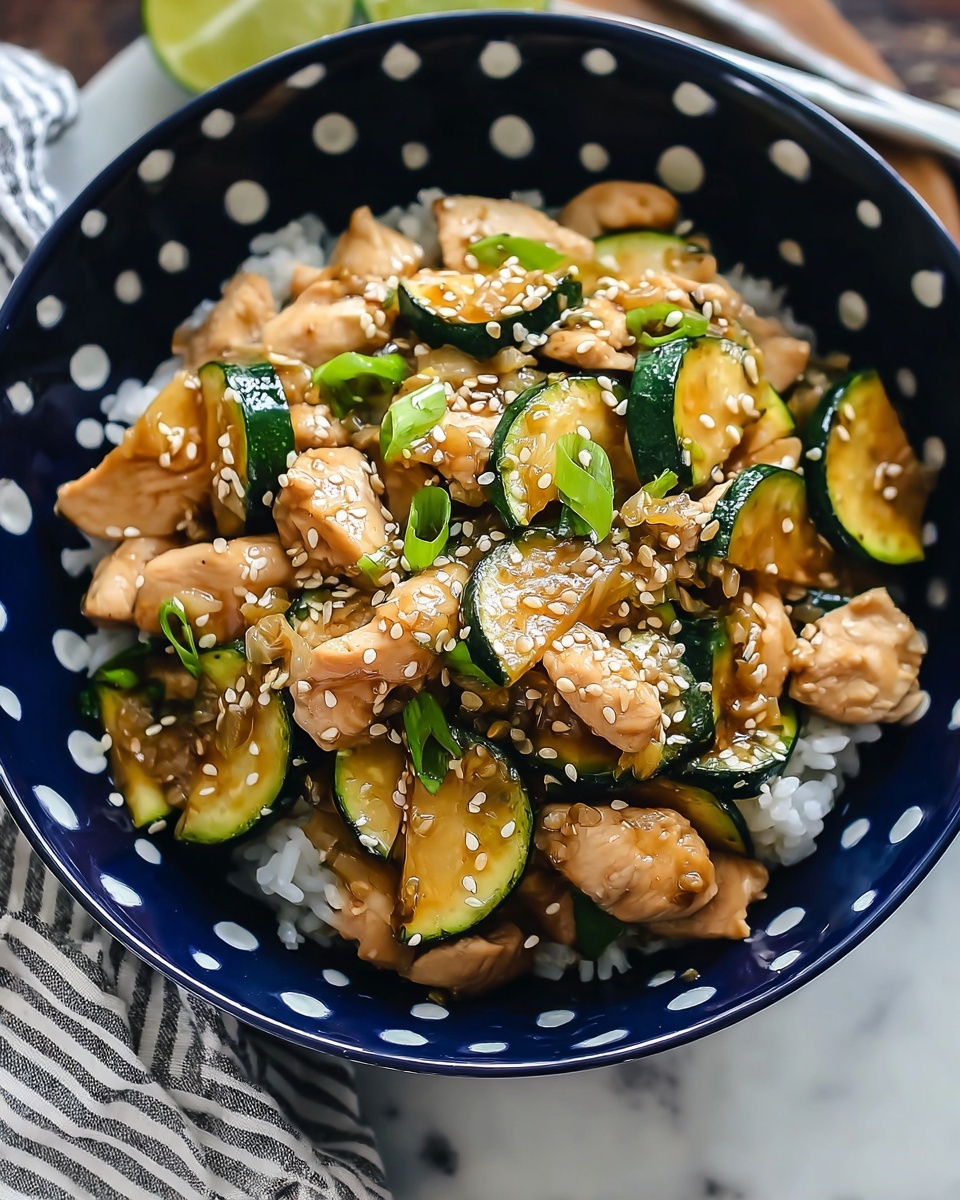 Chicken Zucchini Stir Fry Recipe - Recipe Image
