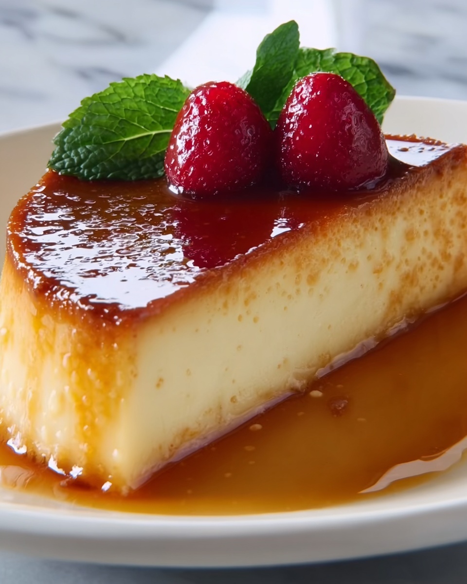Homemade Flan Cake Recipe - Recipe Image