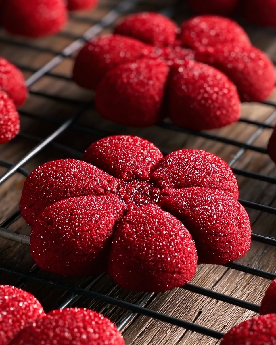 Red Velvet Spritz Cookies Recipe - Recipe Image