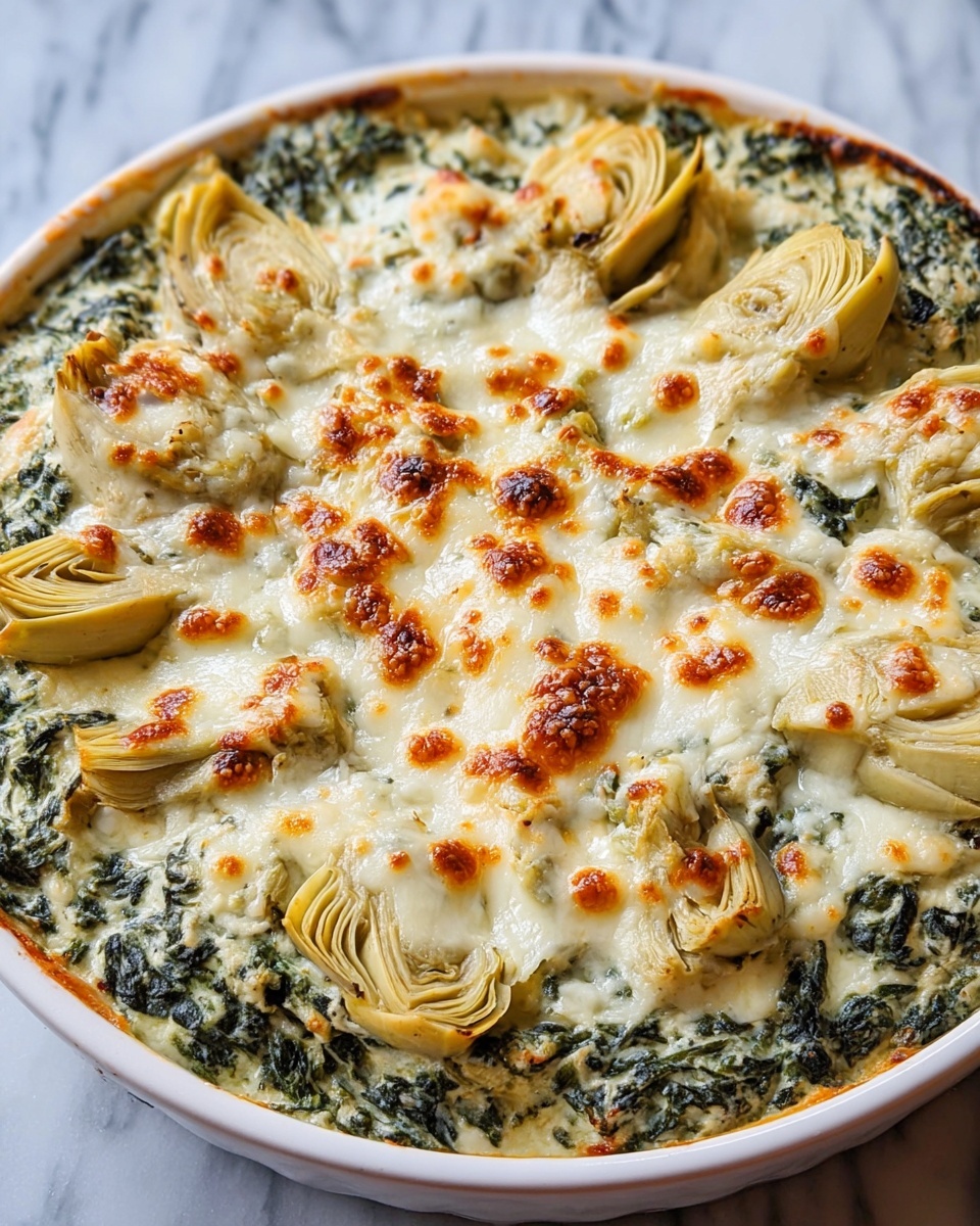 Spinach Artichoke Dip: A Creamy, Irresistible Party Favorite Recipe - Recipe Image