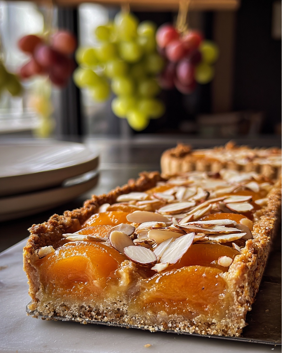 Apricot Almond Tart Recipe - Recipe Image