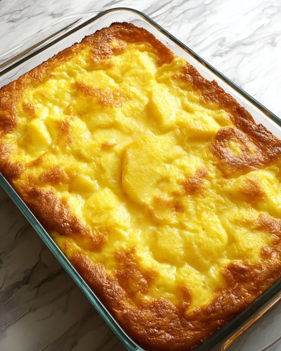 Sweet and Savory Pineapple Casserole with Cheddar and Cracker Topping Recipe - Recipe Image