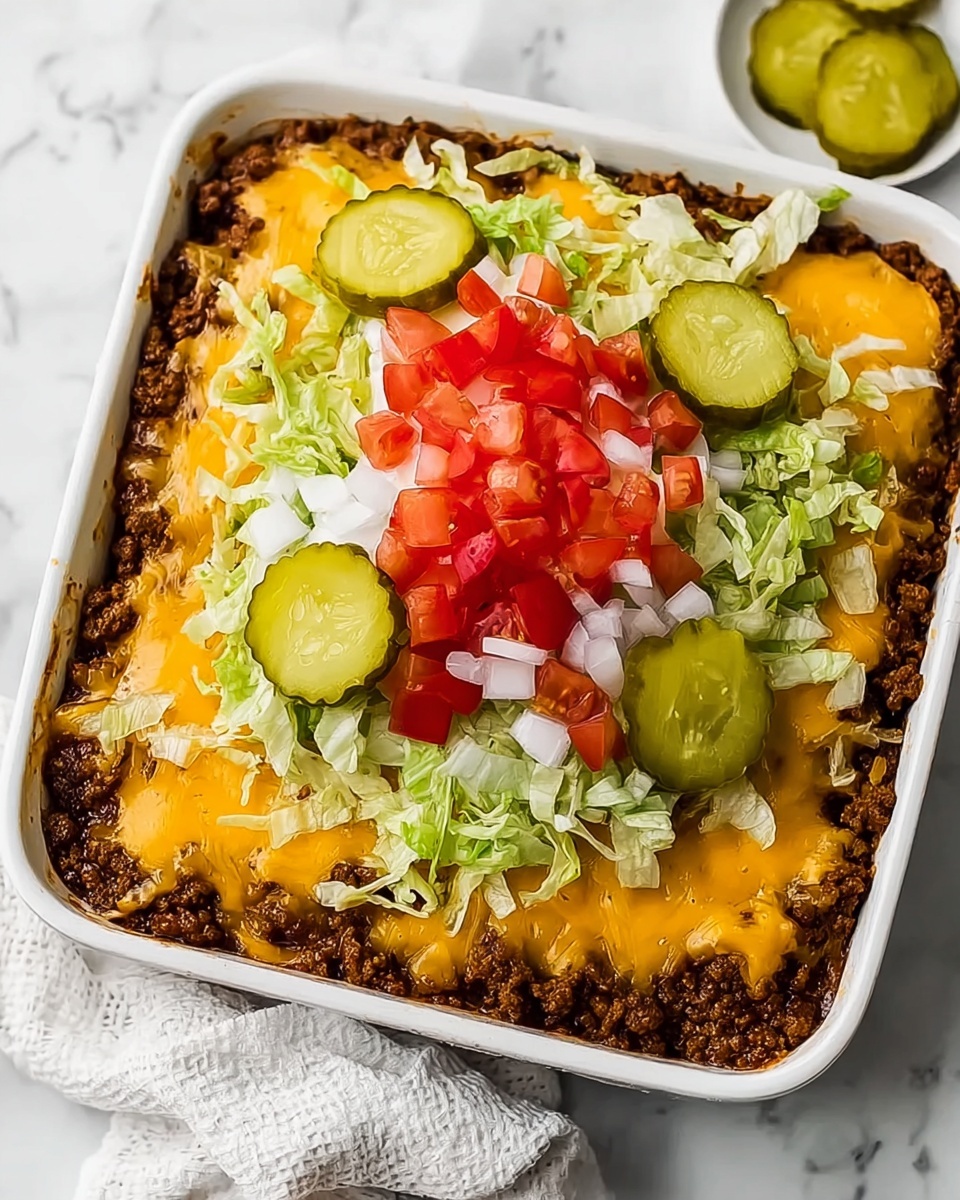 Big Mac Casserole Recipe - Recipe Image
