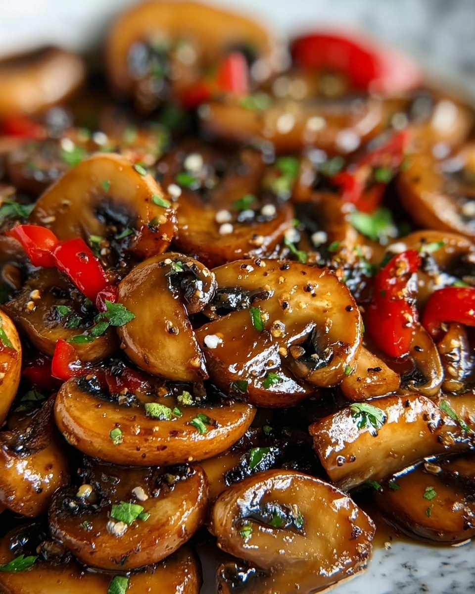 Garlic Mushroom Chicken Stir-Fry Recipe - Recipe Image