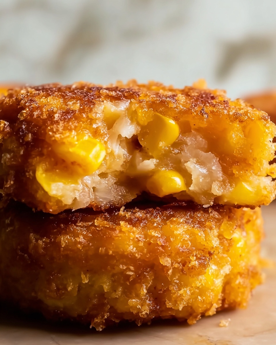 Crispy Cheddar Corn Potato Fritters Recipe - Recipe Image