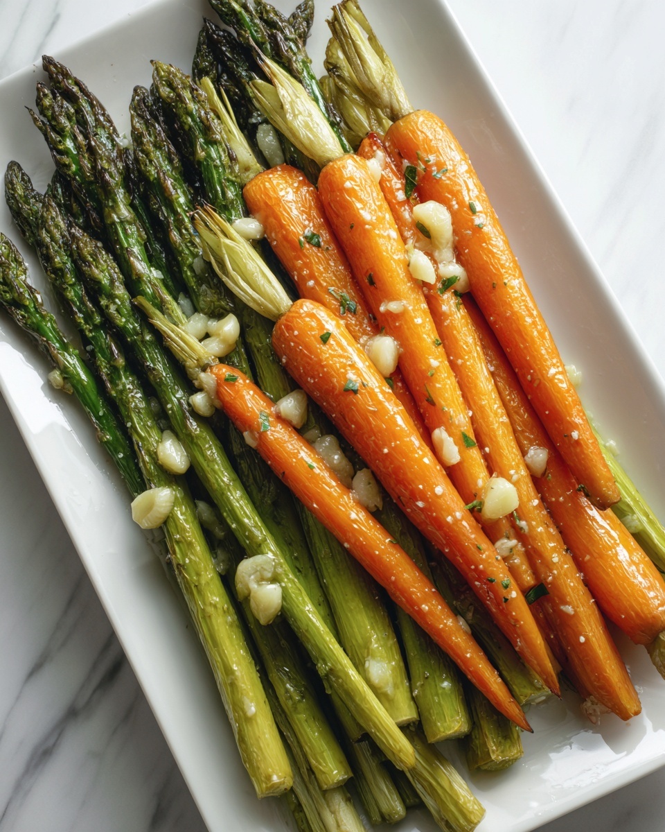 Roasted Asparagus and Carrots Recipe - Recipe Image