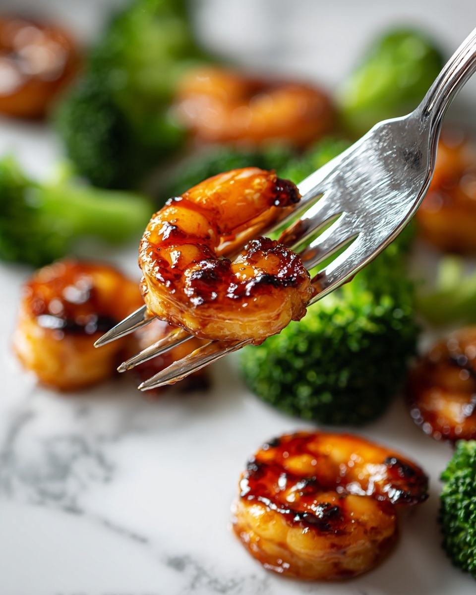 Honey Garlic Butter Shrimp & Broccoli Recipe - Recipe Image