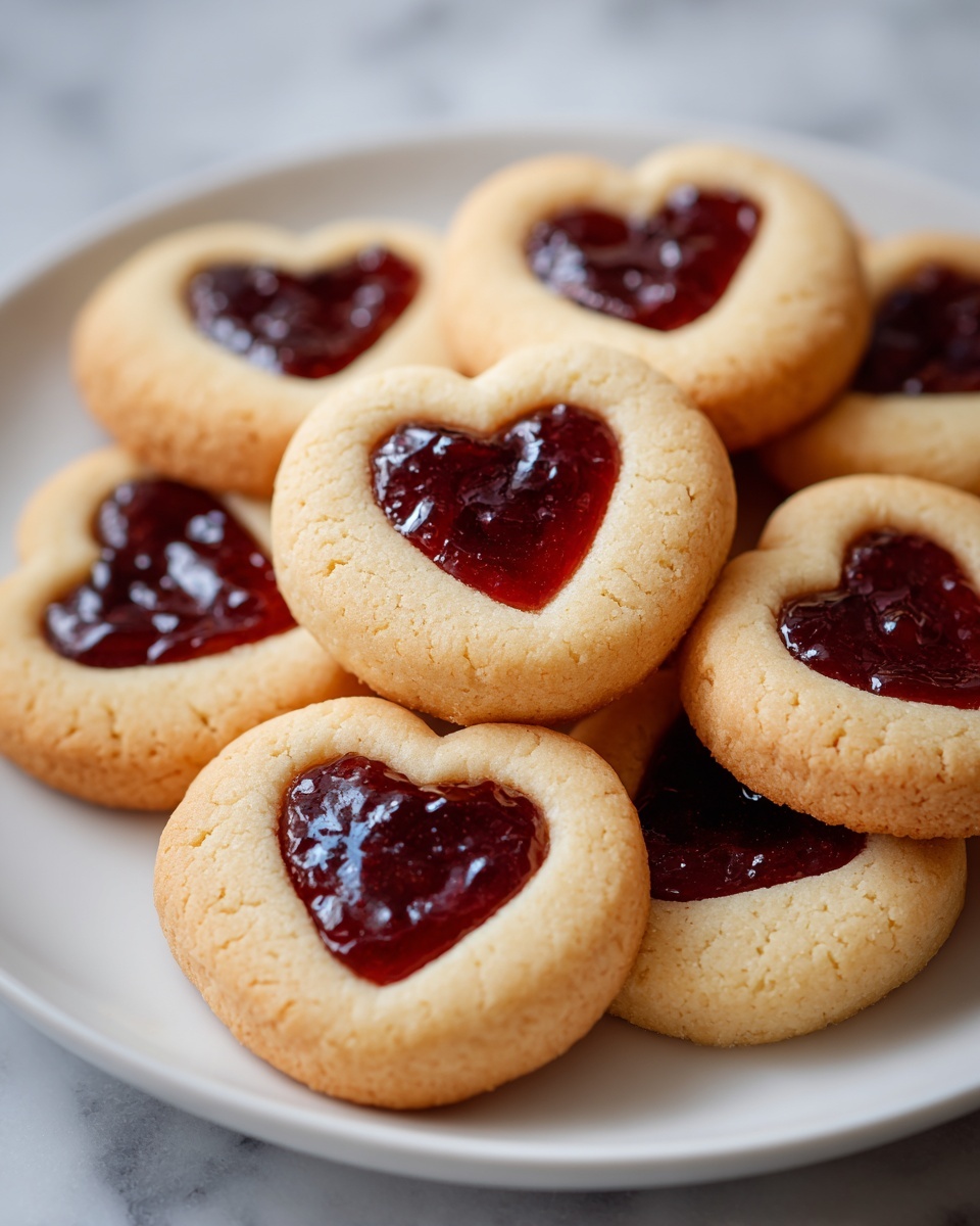 Heart Jam Cookies Recipe - Recipe Image