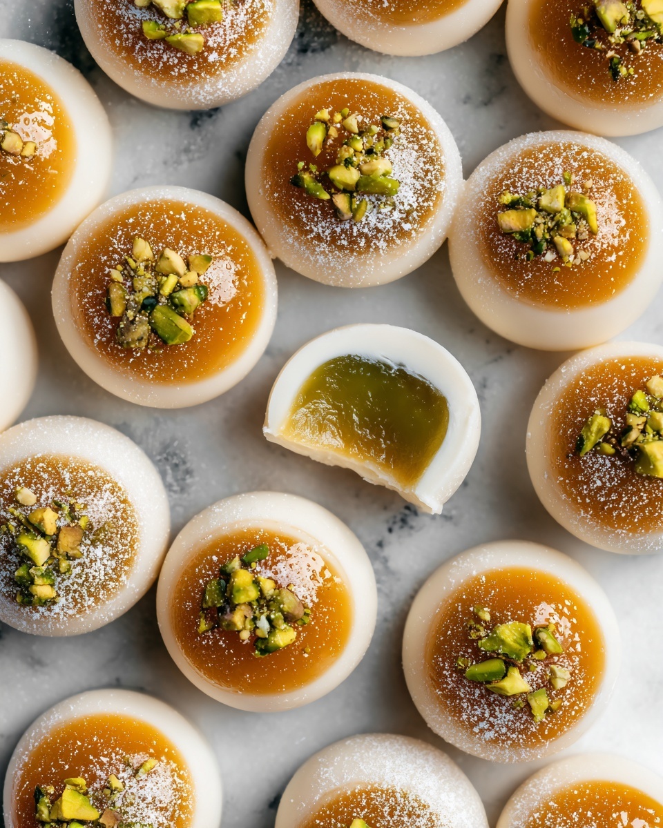 Ricotta Pistachio Honey Bites Recipe - Recipe Image