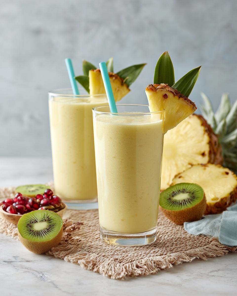 Mango Pineapple Smoothie Recipe - Recipe Image