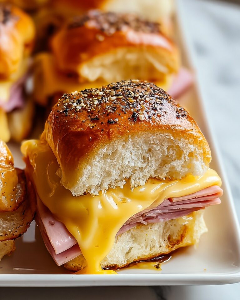 Leftover Ham and Cheese Sliders Recipe