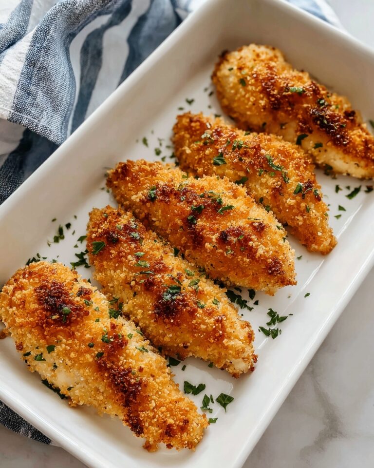 Crispy Parmesan Ranch Chicken Tenders Recipe