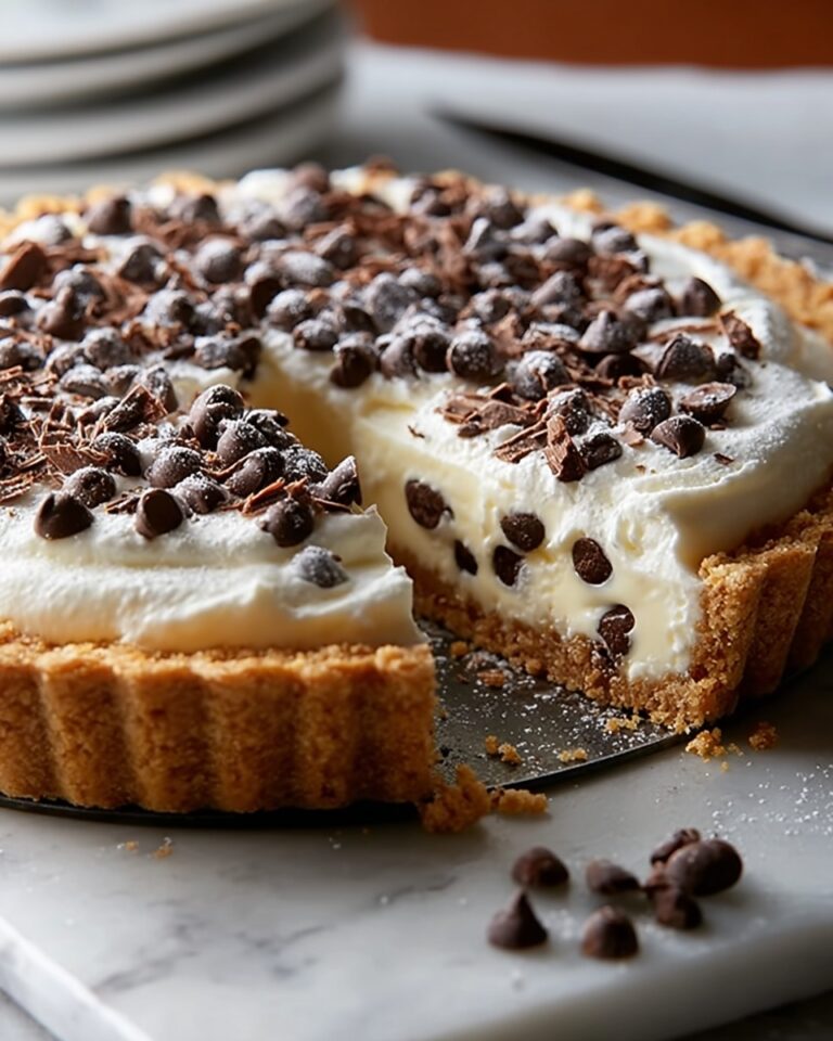 Chocolate Chip Cannoli Pie Recipe