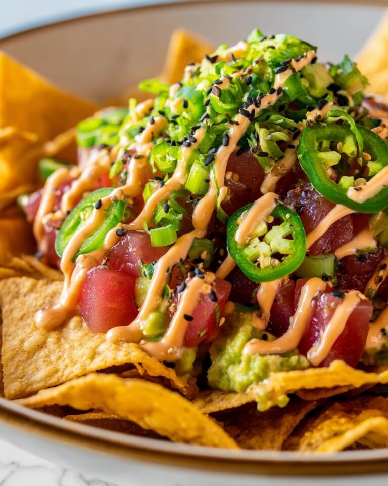 Poke Nachos with Spicy Tuna Recipe