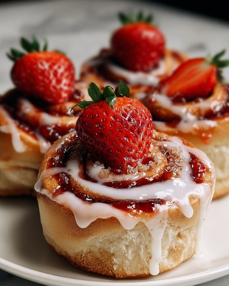 Strawberry Cheesecake Cinnabon Rolls Recipe