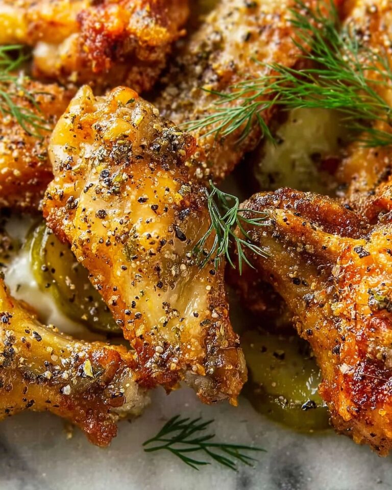 Dill Pickle Ranch Chicken Wings Recipe
