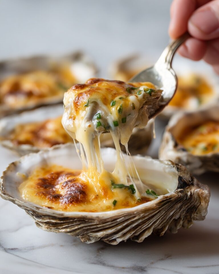 Grilled Parmesan Garlic Oysters Recipe