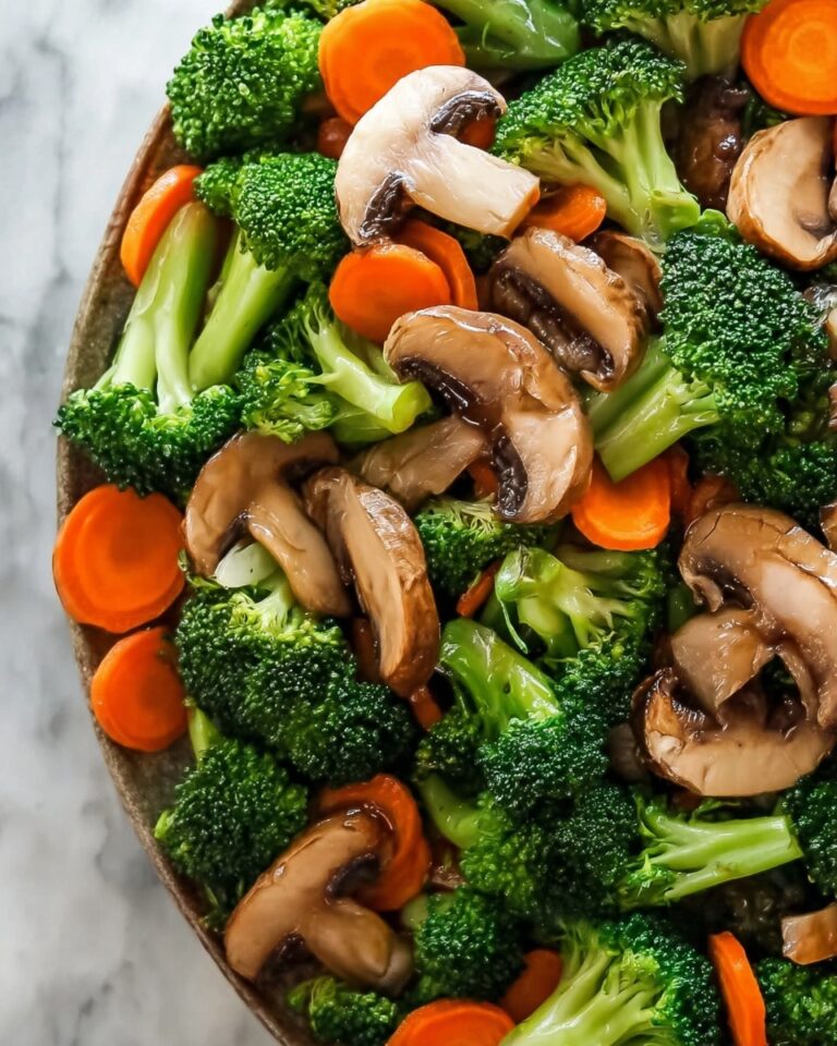 Broccoli, Carrot, and Mushroom Stir-Fry Recipe