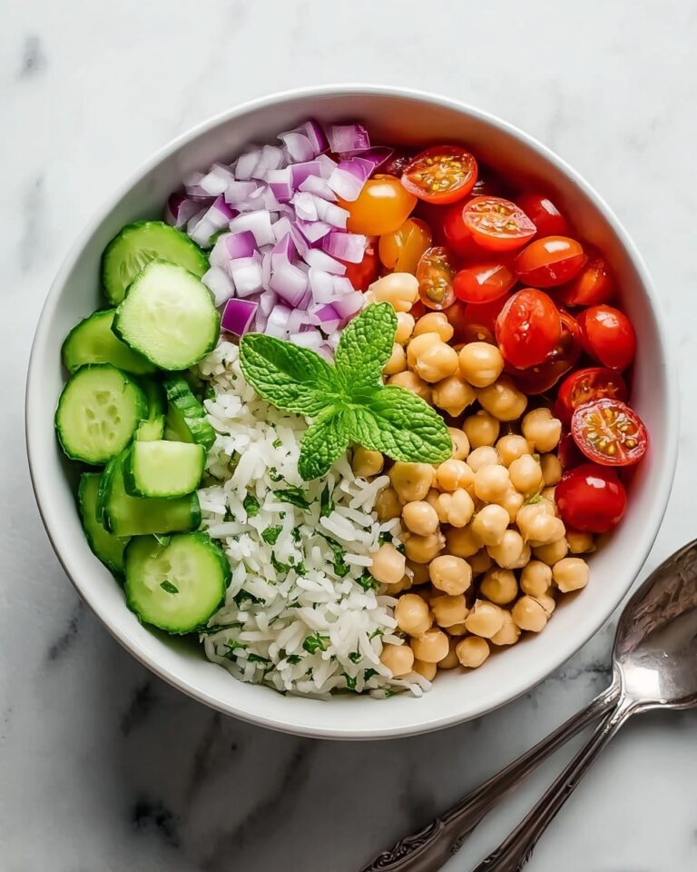 Mediterranean Chickpea Bowls with Tahini Sauce Recipe